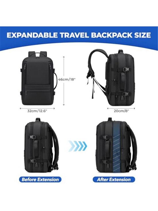 Men\'s 35L Suitcase Backpack Luggage Carry On Travel Backpack main image 4